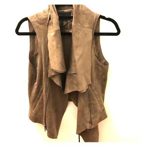 Suede BCBGMaxazria vest