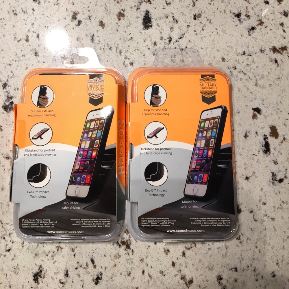 Scooch 4 in one case iPhone. $23 each.