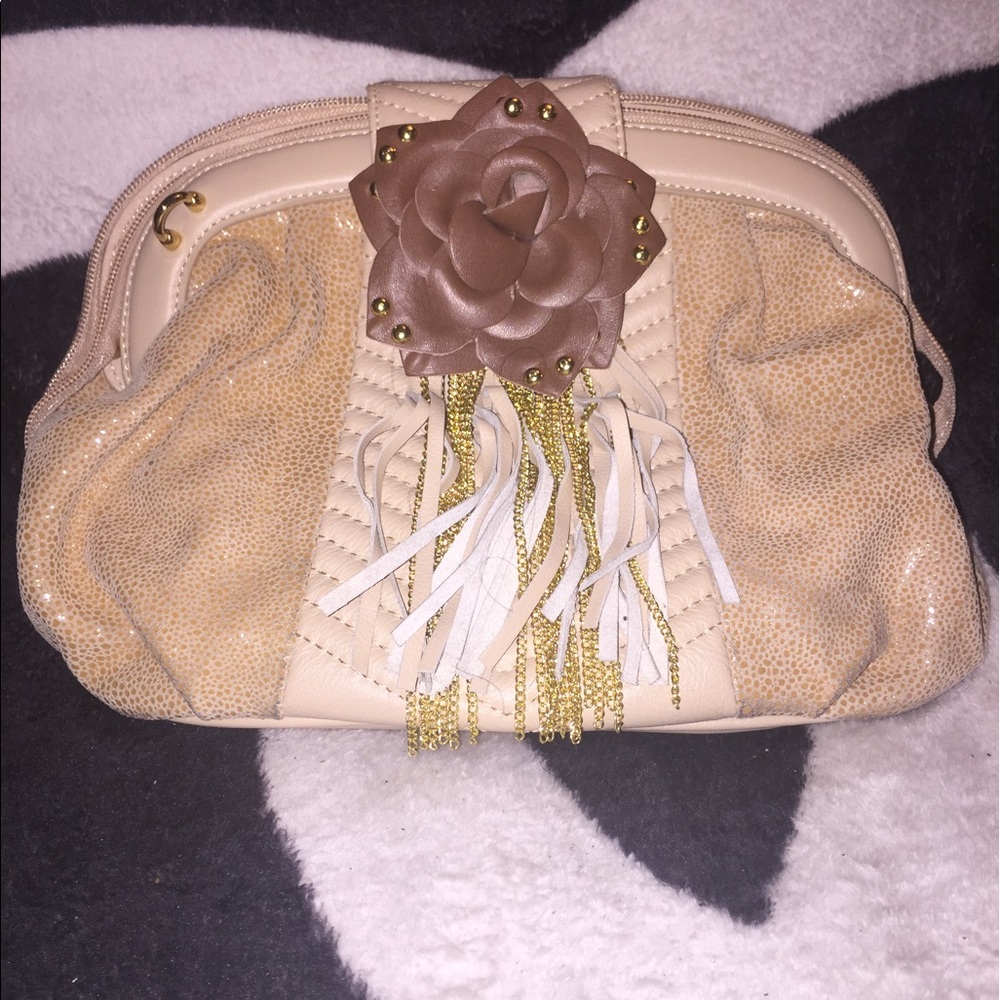 sharif crystal clutch gold bag purse