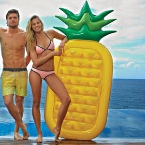 New Giant Inflatable Pineapple Float Ring Raft Bed