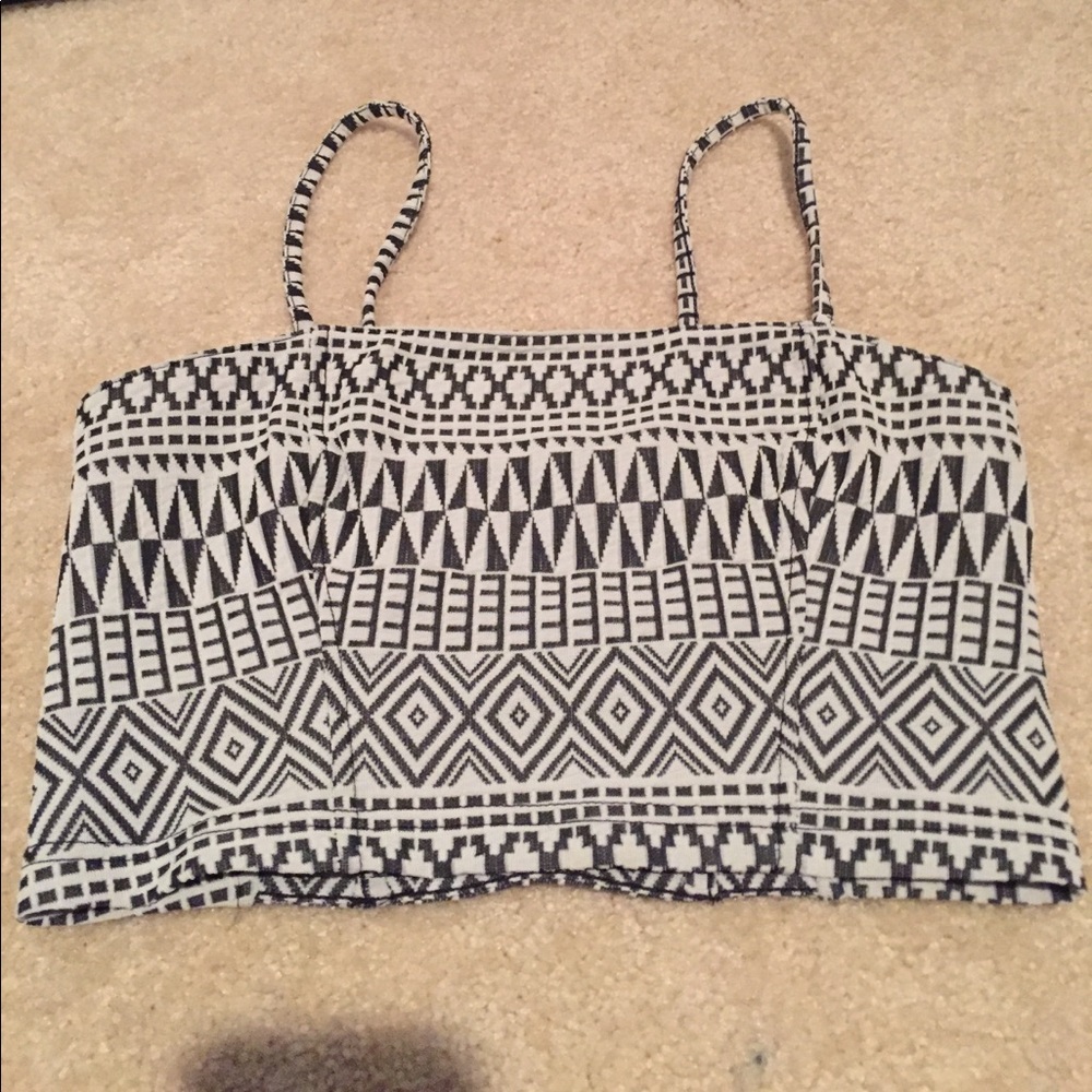 Aztec crop top