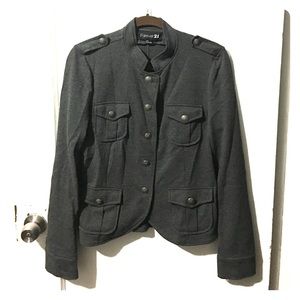 Dark Grey Military Jacket