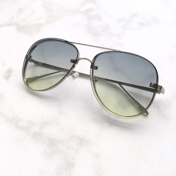 Style Link Miami Accessories - ⚡️Sale ⚡️Green Colored Lens Aviator Sunglasses