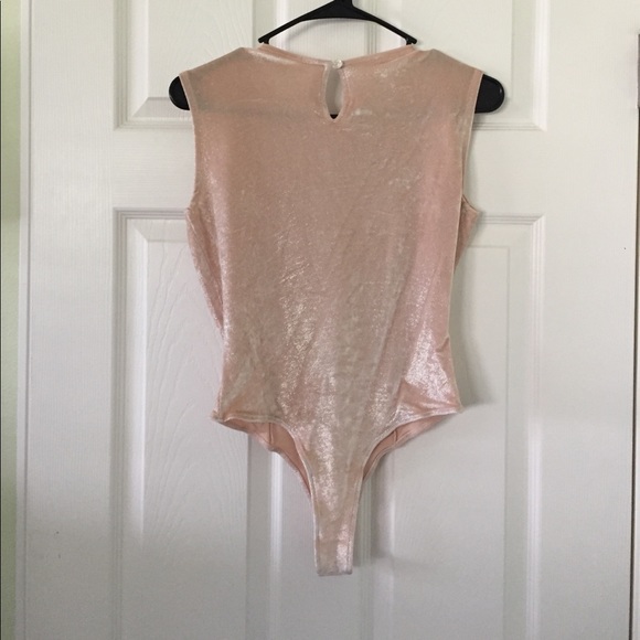 Vintage velvet metallic body suit - Picture 3 of 3