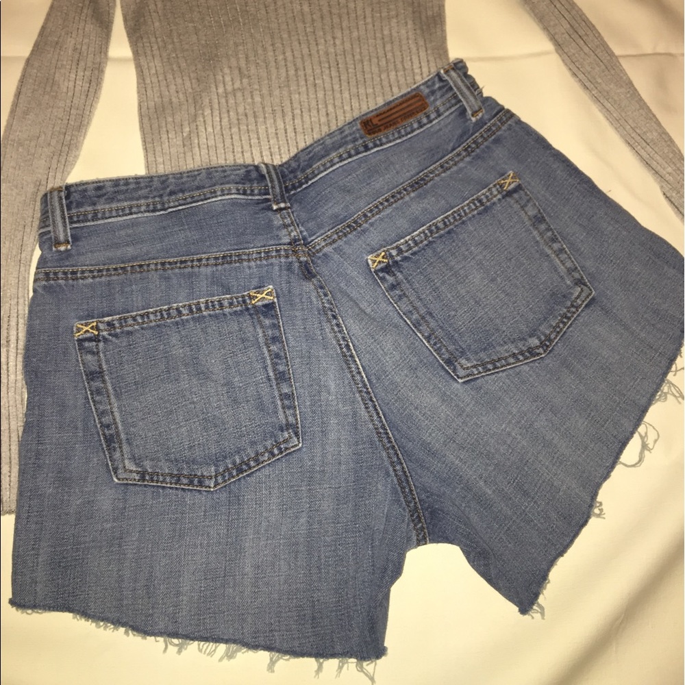 Vintage Polo • high waist • denim jean shorts