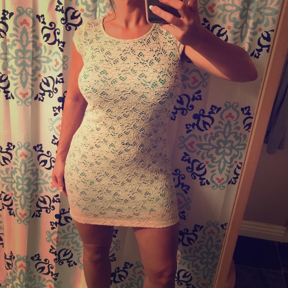 Open back dress