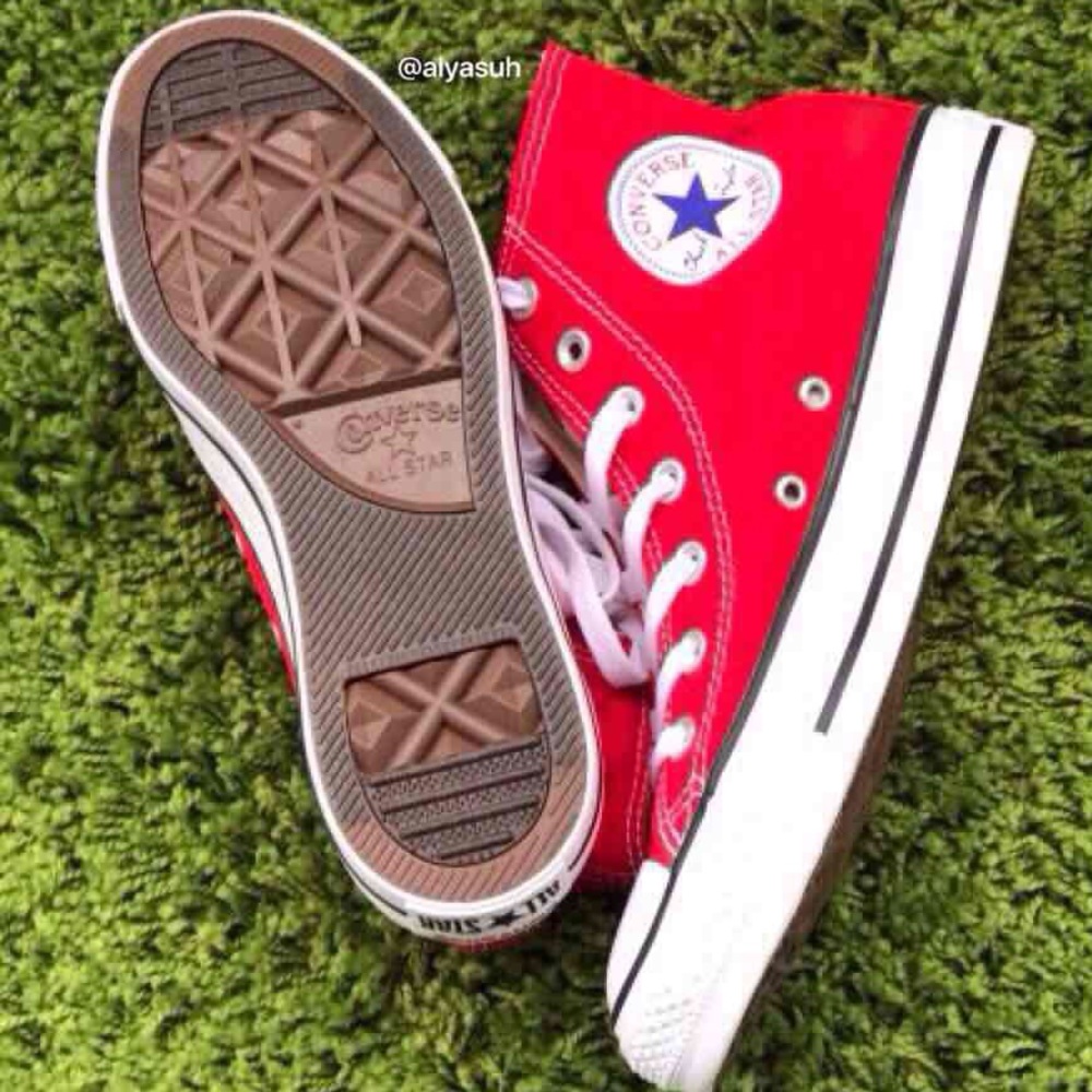 NWT Converse 🔥Adult Fabric AllStar Red HT W AUTHE - Picture 5 of 8