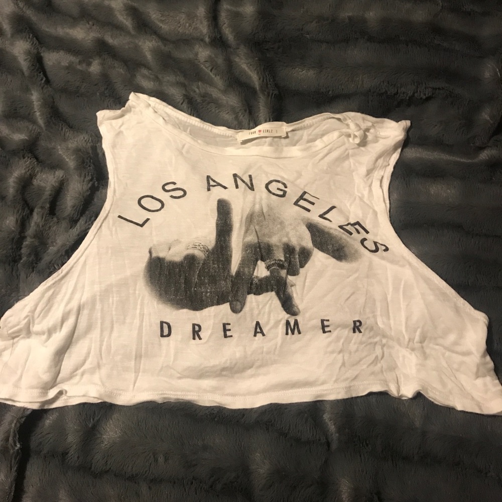 Los Angeles crop top