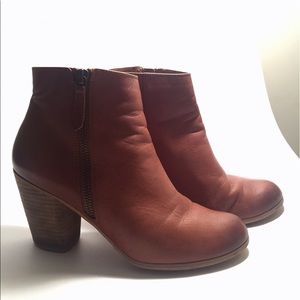 BP Brown Leather Booties