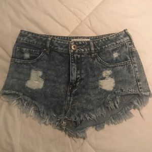 High Waisted Cut Off Shorts