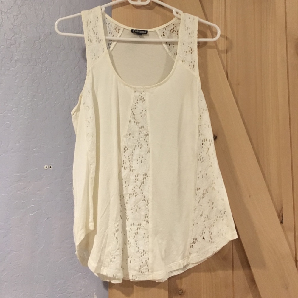 White Lacey blouse!