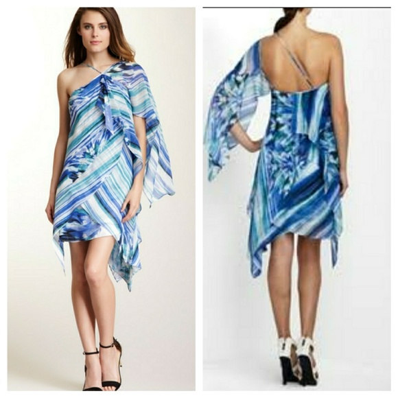 New Bcbg Maxazria GIGI Layered Halter Silk chiffon - Picture 2 of 8