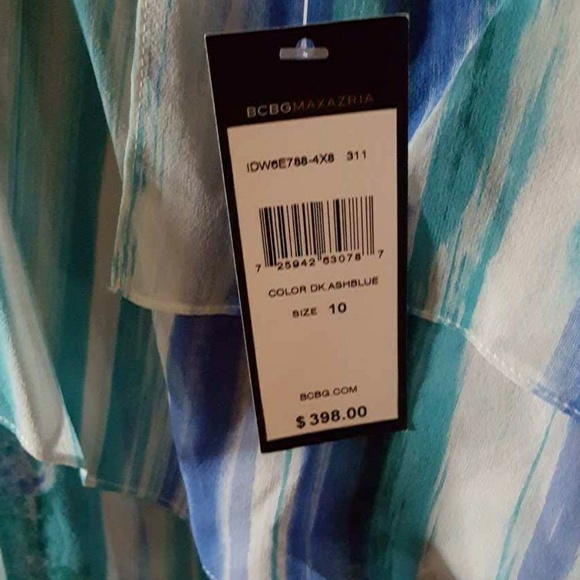 New Bcbg Maxazria GIGI Layered Halter Silk chiffon - Picture 5 of 8