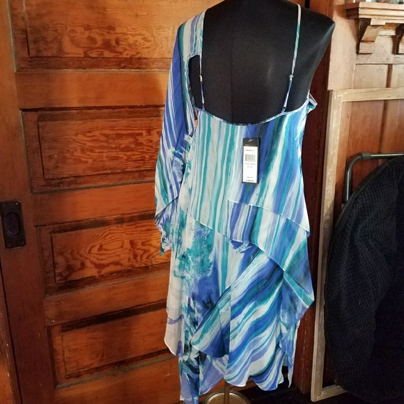 New Bcbg Maxazria GIGI Layered Halter Silk chiffon - Picture 7 of 8