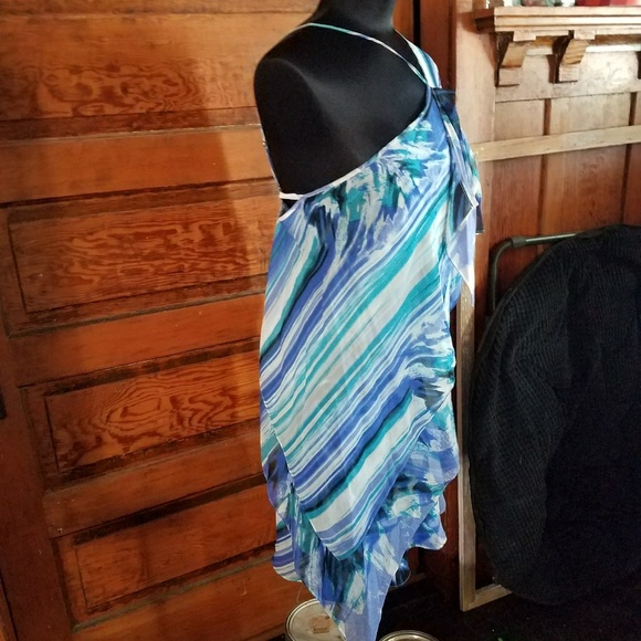 New Bcbg Maxazria GIGI Layered Halter Silk chiffon - Picture 8 of 8