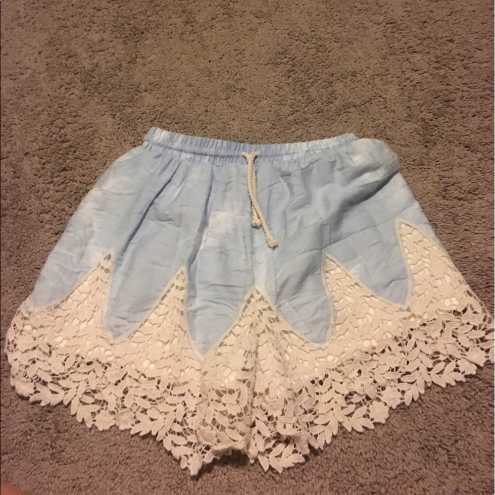 Lace shorts