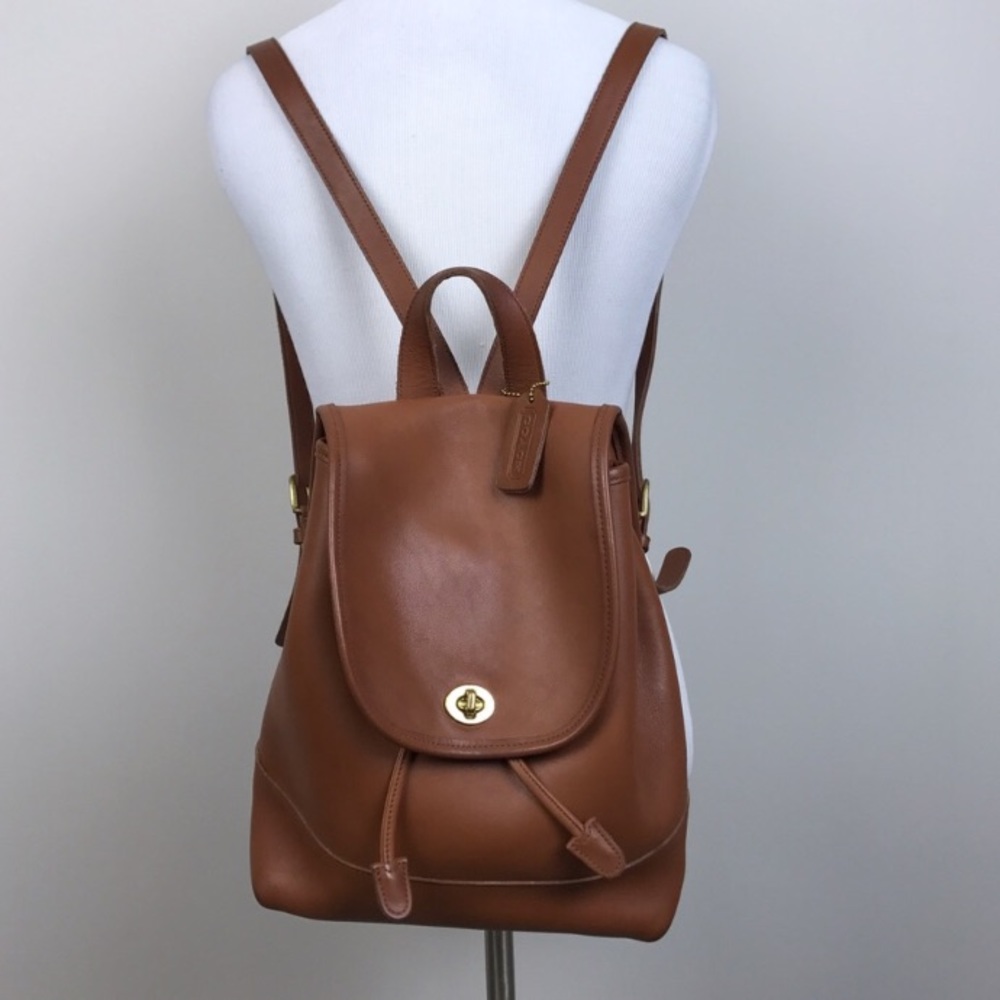 Vintage Coach Turnlock Backpack