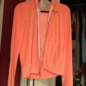 Victoria's Secret PINK velvet sweatshirt