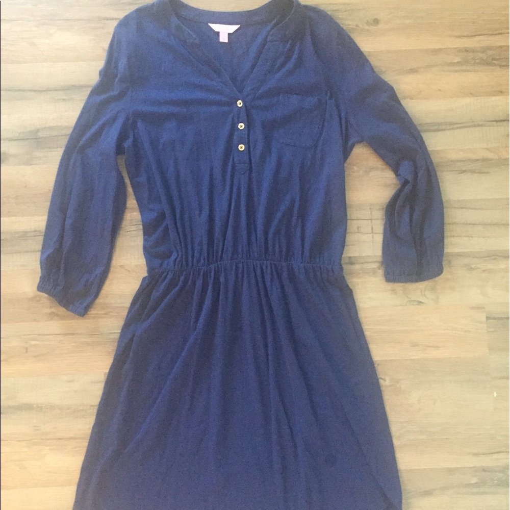 ❗️SOLD ❗️Lilly Pulitzer Navy Beckett Dress🇺🇸