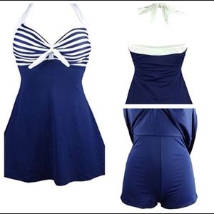 Plus Size Vintage Inspired Swimsuit