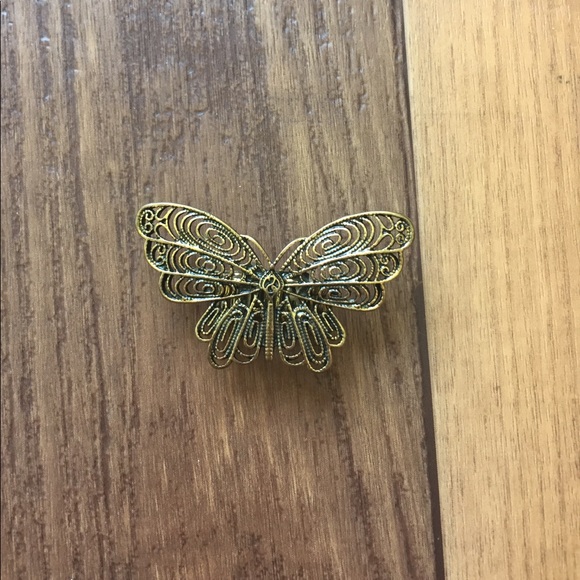 Urban Outfitters Jewelry - Urban Outfitters Gold Color Butterfly Ring