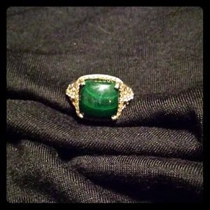 Silver statement ring