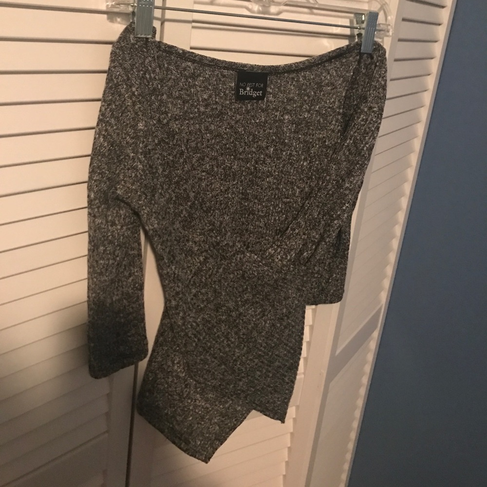 Boutique sweater crop top