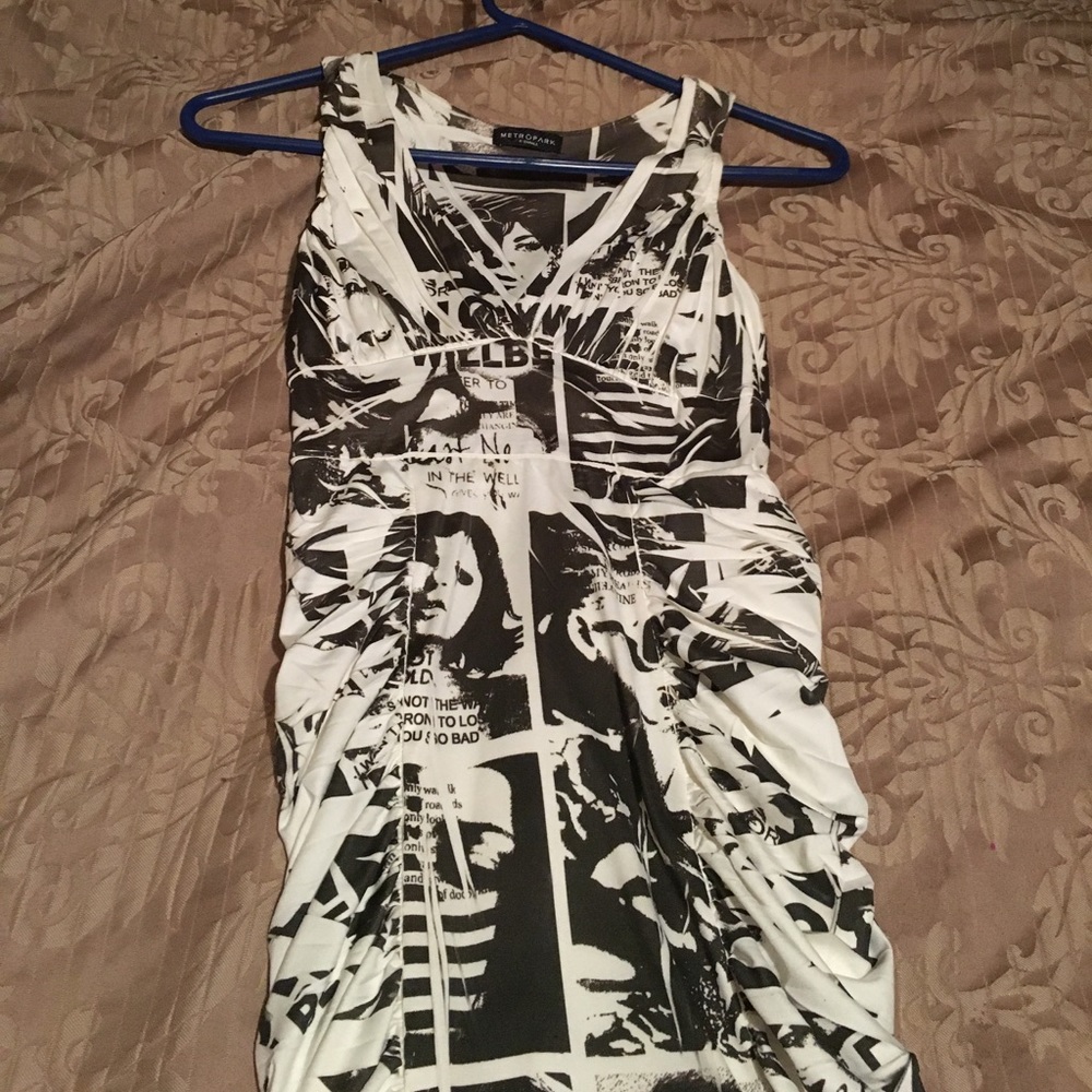 Black and white Mini dress