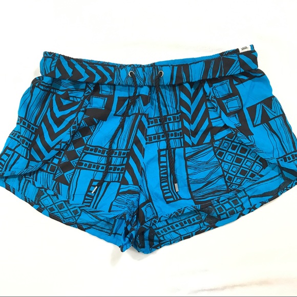 Vans Pants - Vans Cotton blue Drawstring fold over casual short