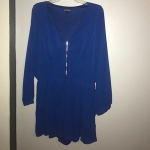 Royal Blue Romper from Express