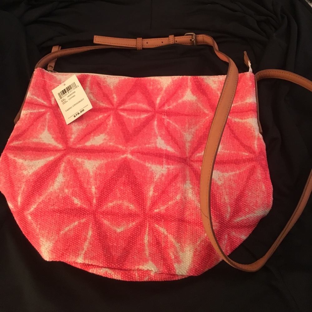 Lucky Brand Woven Fabric (& lined) Crossbody Purse