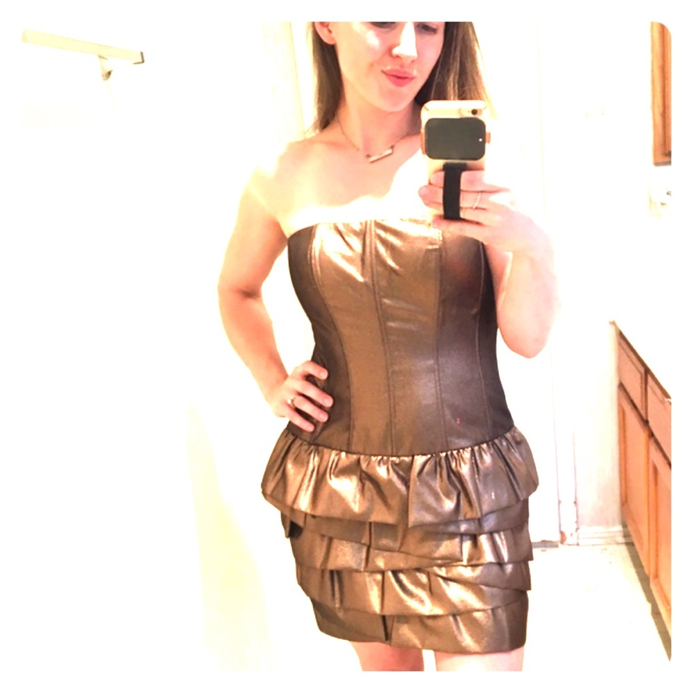 NWT Robert Rodriquez Copper Etta Dress