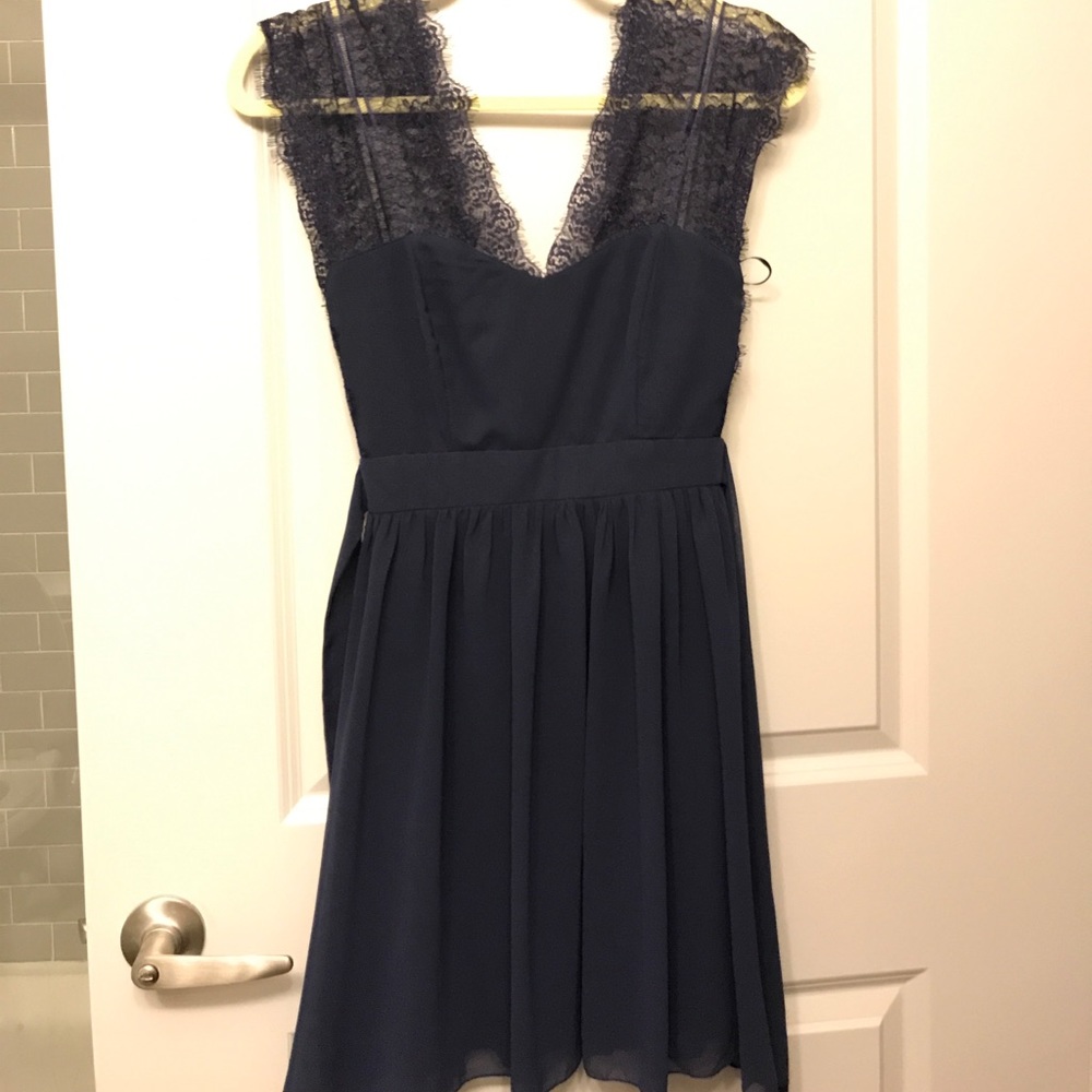Asos Petite lace skater dress