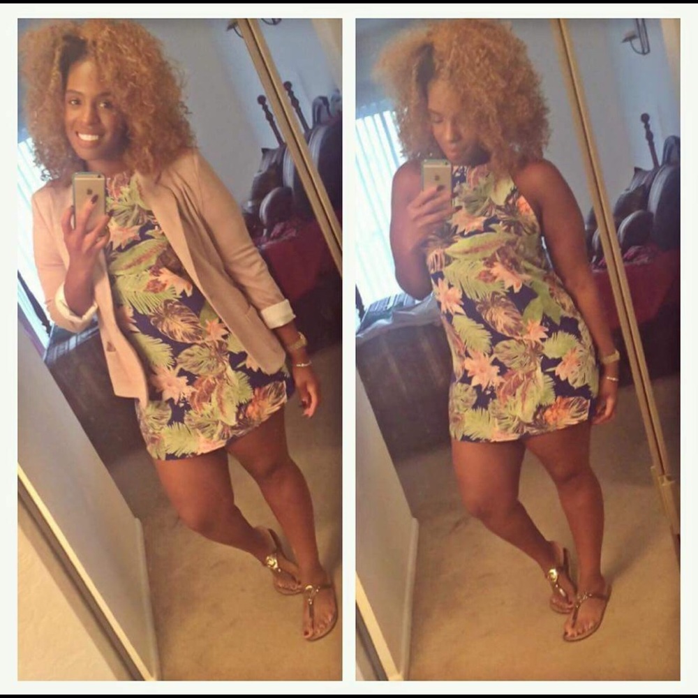 Hawaiian shift dress