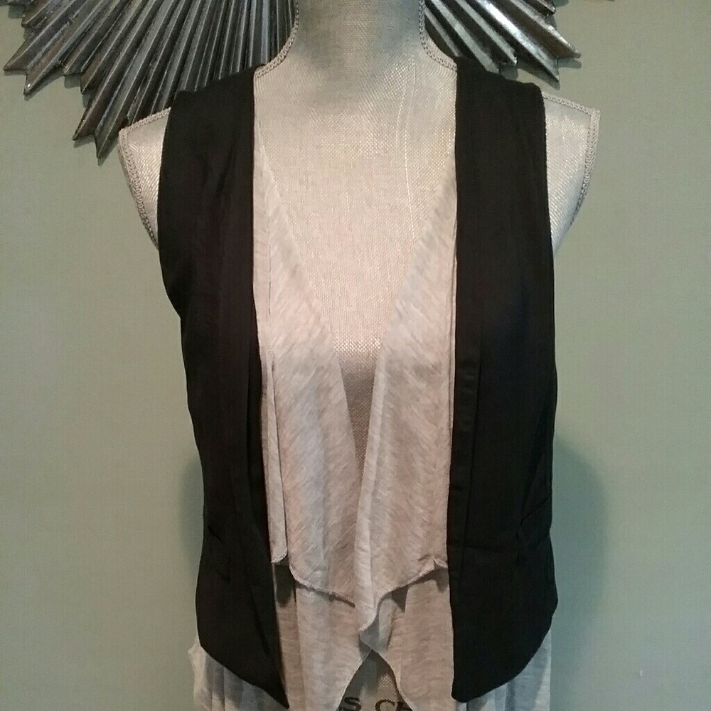 Simple Casual  Wrap Vest
