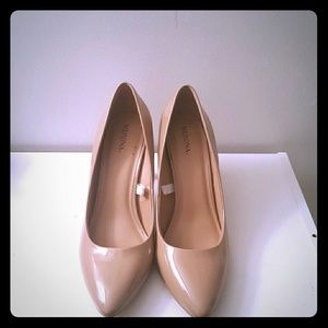 Cream Patten Leather Heels