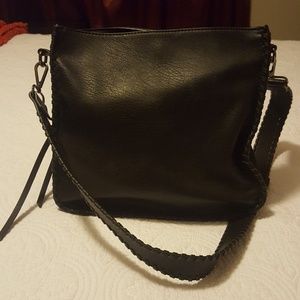 Black Pleather Purse