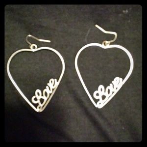Silver earrings