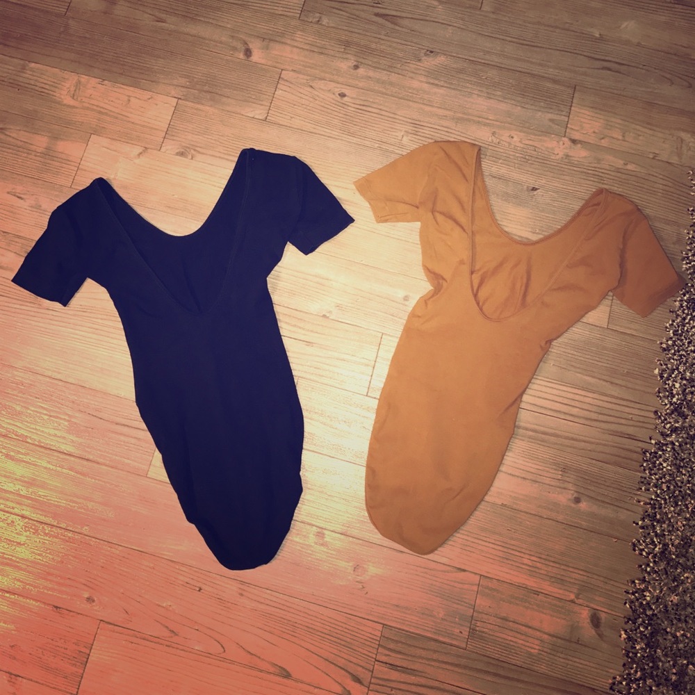 SOLD‼️ BUNDLE two American apparel leotards