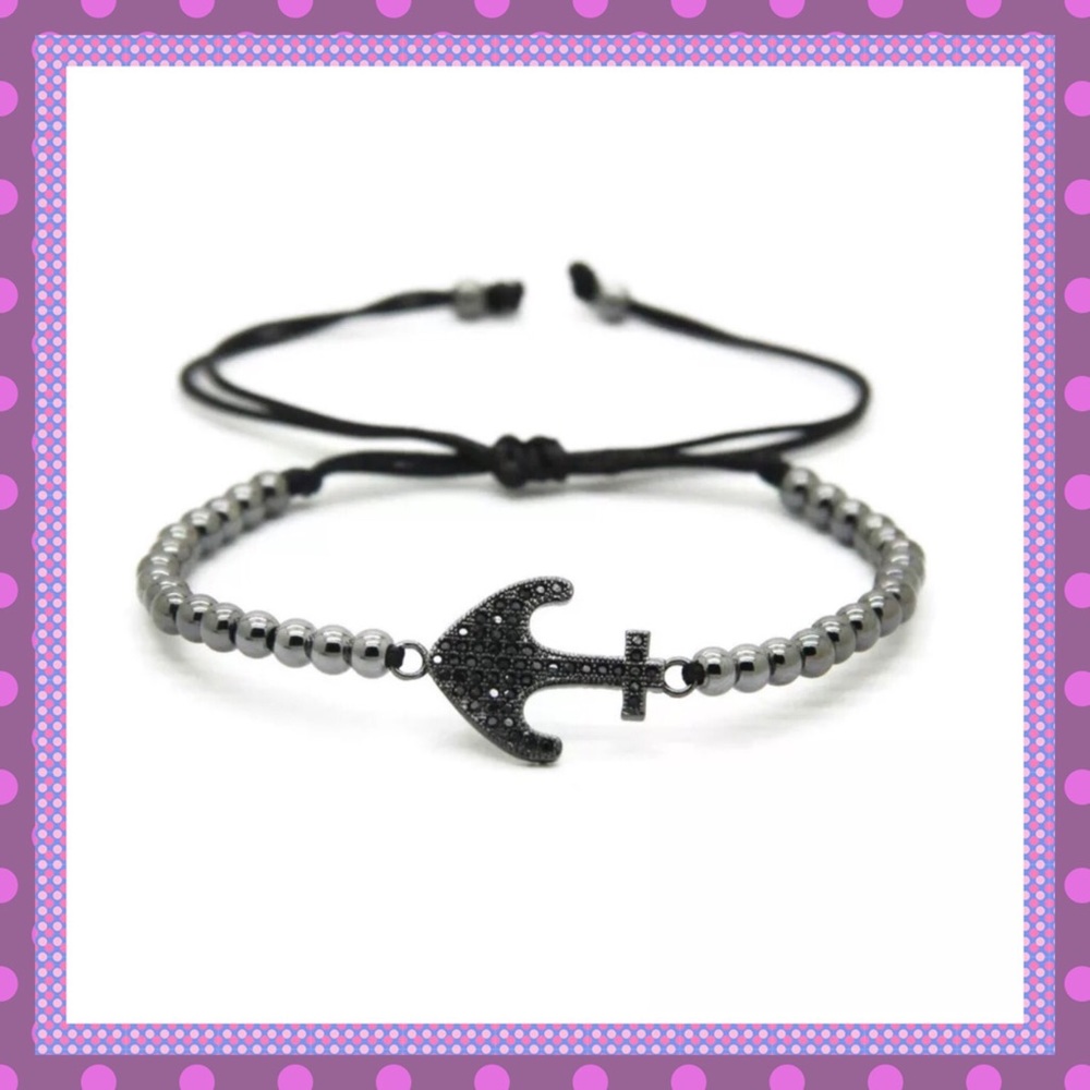 ❣️WOW! Anchor Beaded Macrame Bracelet❣️