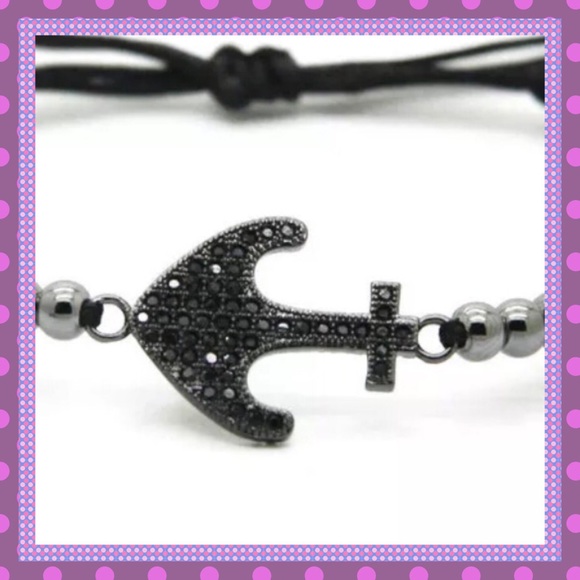 ❣️WOW! Anchor Beaded Macrame Bracelet❣️ - Picture 2 of 2