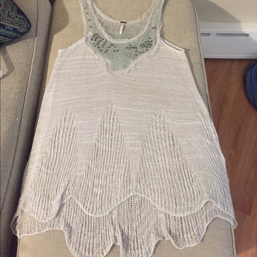 Free people distressed tunic