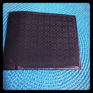 Black Coach wallet
