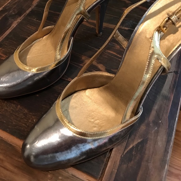 100% authentic Miu miu metallic heels - Picture 5 of 10