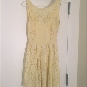 Yellow Lace Dress