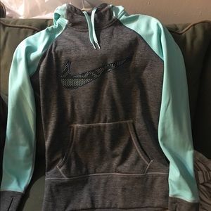 NIKE SWOOSH OUT ALL TIME HOODIE SZ SMALL