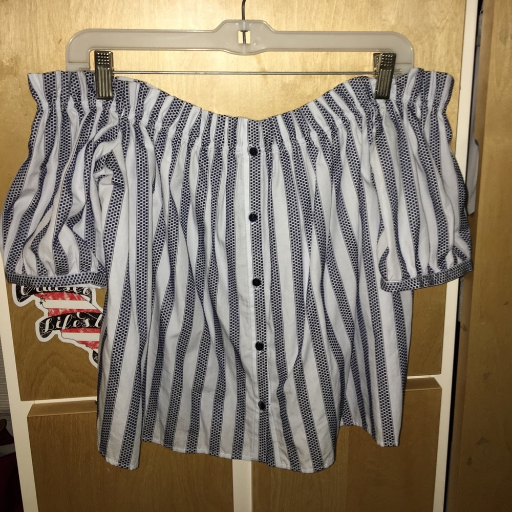Off the shoulder Zara top