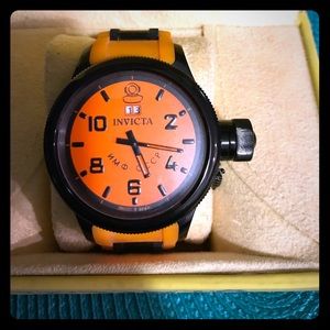 Invicta Men's 4337 Russian Diver Orange Watch