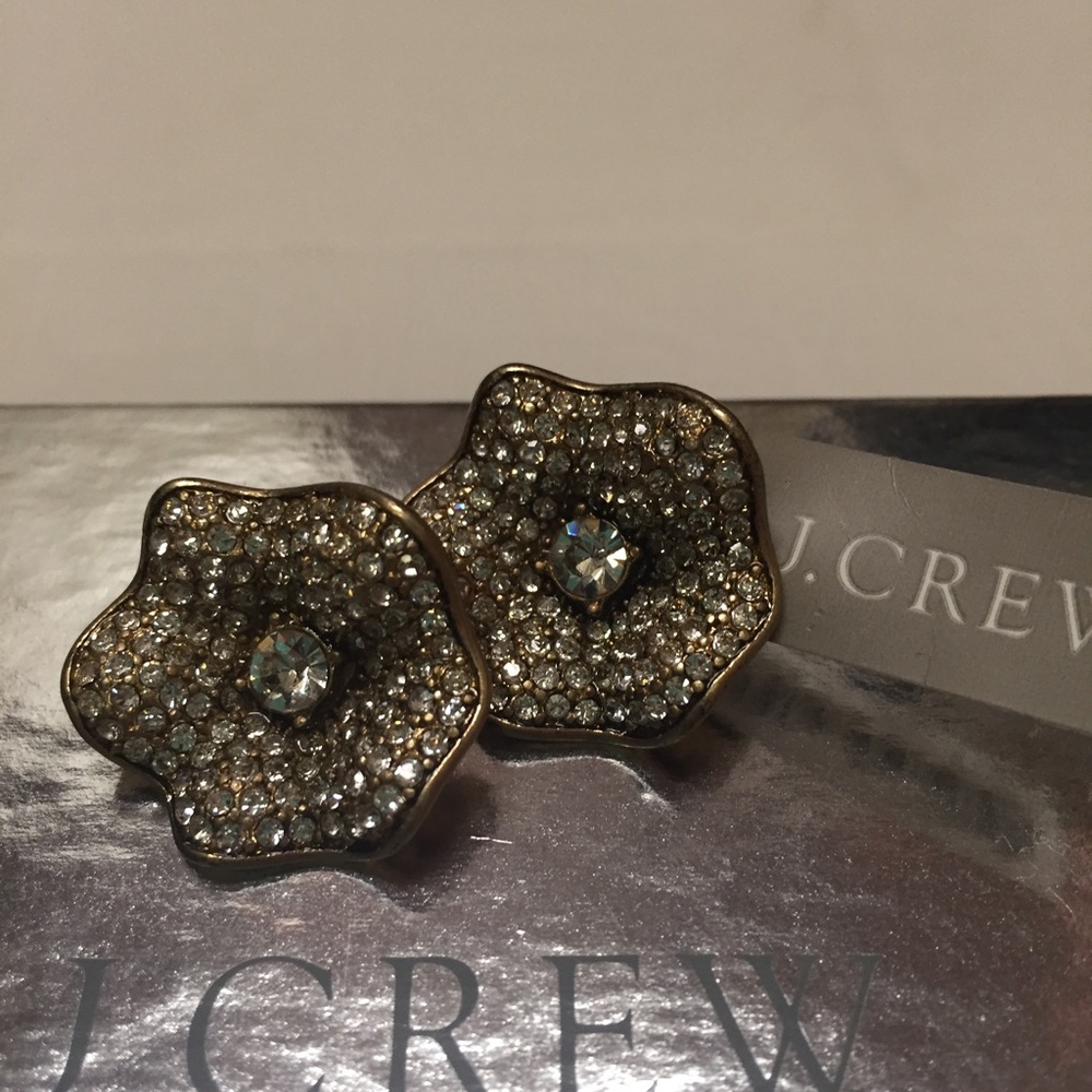JCrew vintage floral earrings