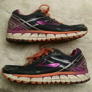 Brooks Purple/Orange Adrenaline GTS 15 Sz 7.5